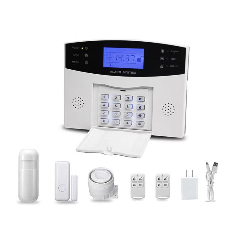 WiFi + 2G/GSM Smart Security Alarm System Kit Tuya-Compatible with 2.7-inch Display, PIR Motion Sensor & Door/Window Contact, US Plug, EU Plug WiFi + 2G/GSM Smart Security Alarm System Kit Tuya-Compatible with 2.7-inch Display, PIR Motion Sensor & Door/Window Contact, US Plug, EU Plug